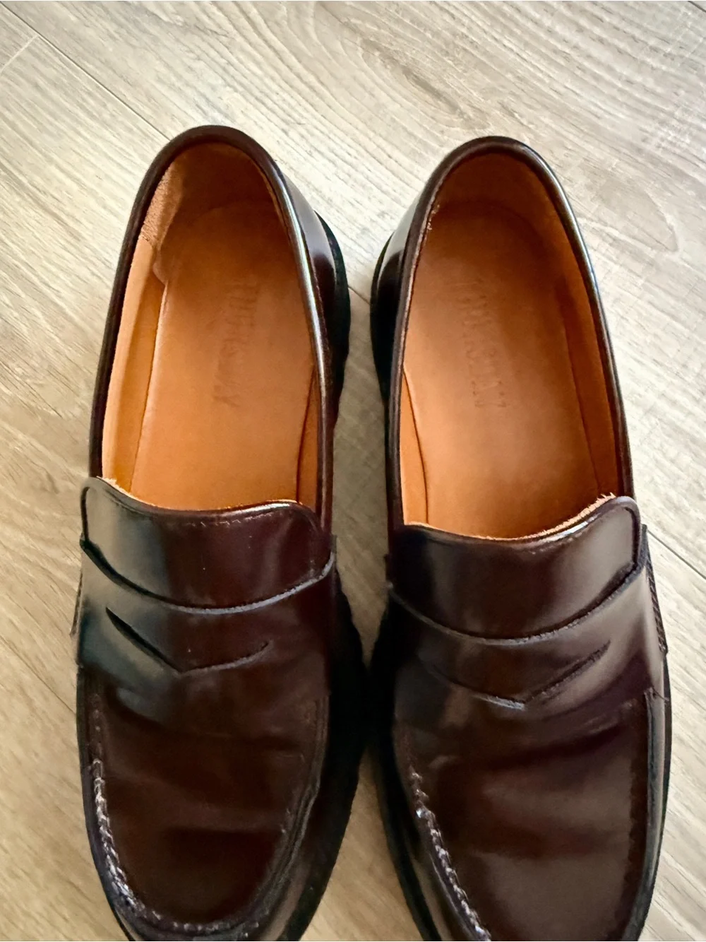 Thursday Boot Company Women's Penny Loafers in Burgundy
